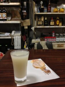 にごり酒とするめ